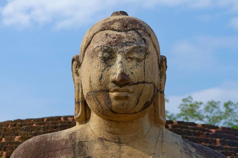 Vatadage circular temple, Polonnaruwa ruins of the garden-city created by Parakramabahu the Great