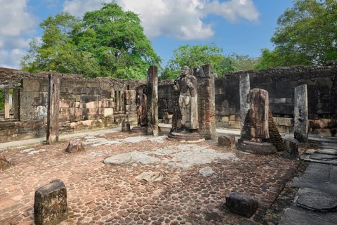Buddha tooth relic temple, Polonnaruwa ruins of the garden-city created by Parakramabahu the Great