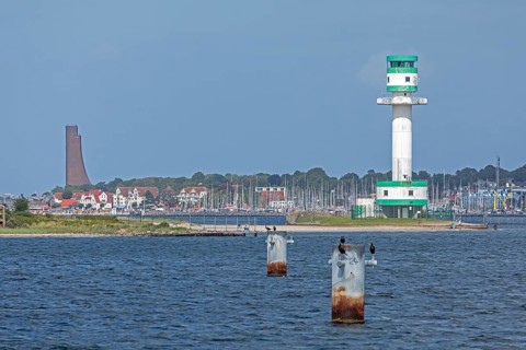 Naval memorial, Laboe, Friedrichsort lighthouse, Kiel Fjord, Kiel, Schleswig-Holstein, Germany