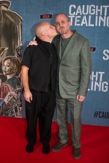 Actor Nikita Andreyevich Kukushkin, director and producer Darren Aronofsky, CAUGHT STEALING (in