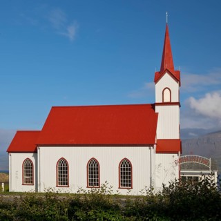 Church in Vopnafjördur, East Iceland, Iceland