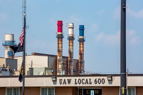 Dearborn, Michigan - The United Auto Workers Local 600 union hall. Local 600 represents workers at