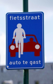 Cycling in the Dutch city of Houten, south of Utrecht, around 50, 000 people live here and work in
