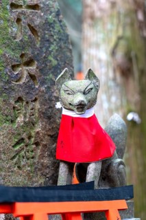 Inari Statue, Fushimi Inari-Taisha, Fushimi-ku, Kyoto, Kyoto Prefecture, Japan