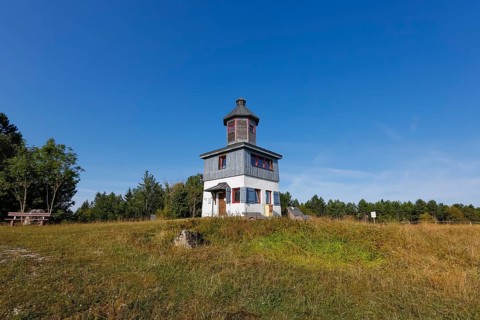Sternenberg tower, observation tower formerly used for military purposes, observation tower on the