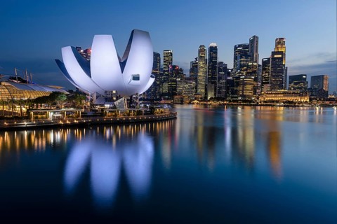 ArtScience Museum, Skyline, Central Singapore District, Singapore