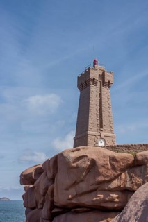 Phare de Ploumanac'h, officially: Phare de Mean Ruz, Côte de Granit Rose, Département
