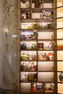 Wheat Ridge, Colorado - Ashes of the deceased and memories are stored in cubicles in the Tower of