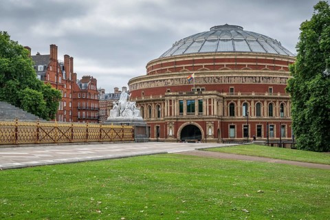Royal Albert Hall concert hall, architects Captain Francis Fowke and Major-General Henry Y. D.