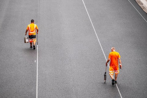 Rehabilitation of the A52 motorway near Essen, an 8 km long section between the Essen-Kettwig