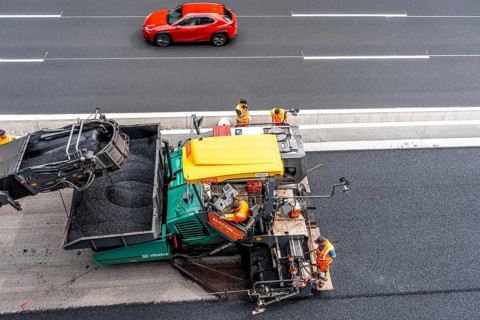 Rehabilitation of the A52 motorway near Essen, an 8 km long section between the Essen-Kettwig