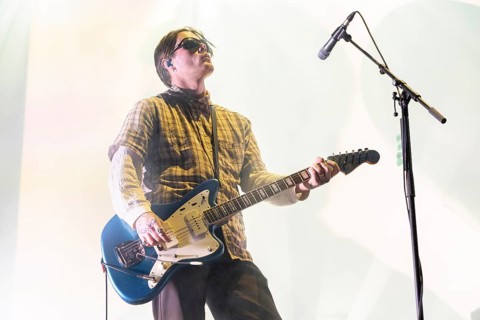 Carlos O'Connell, guitarist, Fontaines D.C., Post Punk, Music Band, Ireland, open air at the