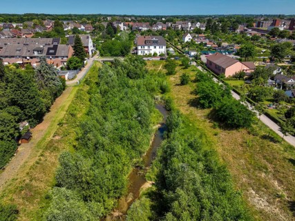 Recklinghausen, North Rhine-Westphalia, Germany - Renaturalised Hellbach, renaturalised