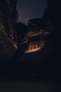 Bungle Bungle Range, Outback, hiking at night in Australia in high heat, Western Australia,