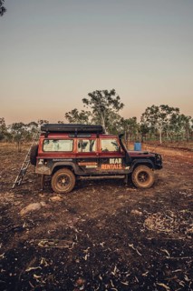 Australia Outback Landrover Camper, Australia