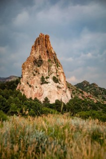 Colorado Springs, Colorado - The Garden of the Gods, a city park with spectacular rock formations