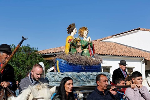 Pilgrimage, procession in honour of the Virgin Mary, statue of the Virgin Mary,
