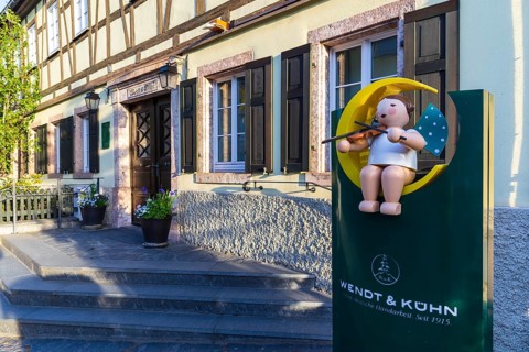 Head office of the Wendt & Kühn company, which produces painted wooden figures, Erzgebirgisches