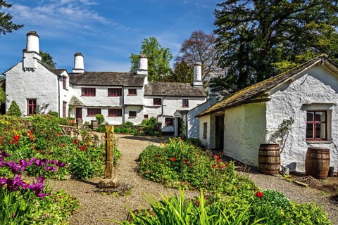 Townend house, National Trust, Troutbeck, Windermere, Lake District, Cumbria, England, United