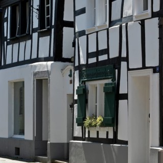 Half-timbered houses in Königswinter, Siebengebirge, North Rhine-Westphalia, Germany