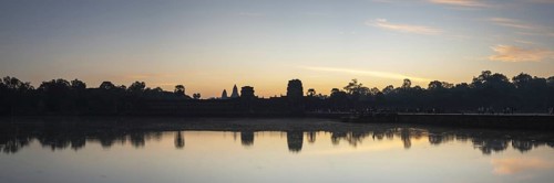 Angkor Wat, sunrise, Angkor, UNESCO World Heritage Site, Siem Reap, Cambodia, Indochina, Southeast