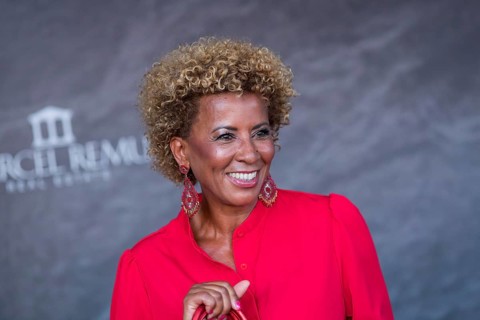 Arabella Kiesbauer at the Remus Lifestyle Night on the roof terrace of the Pure Salt Hotel in El