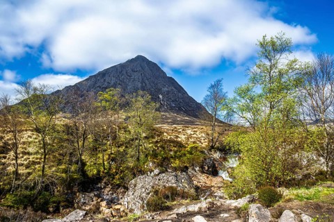 Buachaille Etive Beag in Glencoe, Highlands, Scotland, UK