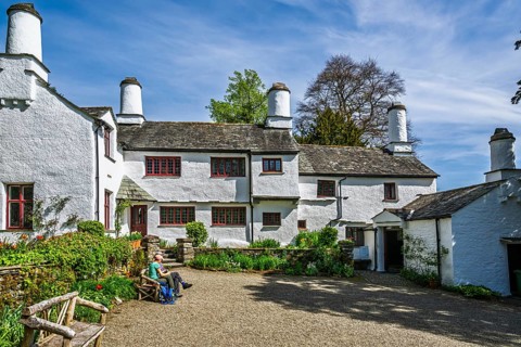 Townend house, National Trust, Troutbeck, Windermere, Lake District, Cumbria, England, United