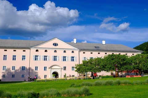Ossiach Abbey, Lake Ossiach, Carinthia, Austria