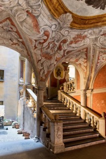 Interior view, Palais Lascaris, Old Town, Nice, Alpes Maritimes, Provence Alpes Cote d'Azur, French