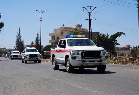 Syrian security forces deploy in the Druze city of Sweida to protect civilians