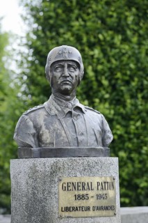 General Patton Memorial, General of the US Army in the Second World War, Place Patton, Avranches,