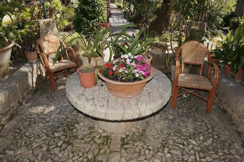 Garden of the manor house Son Marroig, former estate of Archduke Ludwig Salvator, Deia, Serra de