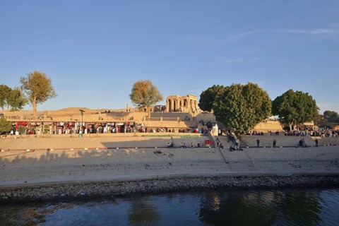 Ship landing stage and double temple of Kom Ombo, Kom Ombo, Egypt