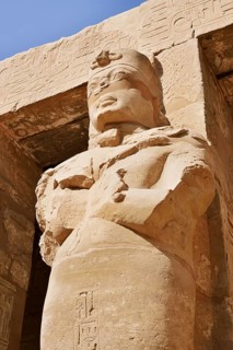 Statue at the Karnak Temple, Luxor, Egypt
