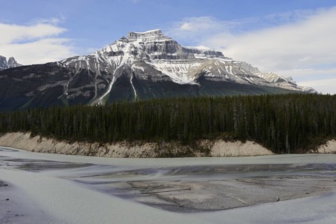Mount Amery and the Alexandra River, Icefields Parkway, Banff National Park, Alberta, Canada
