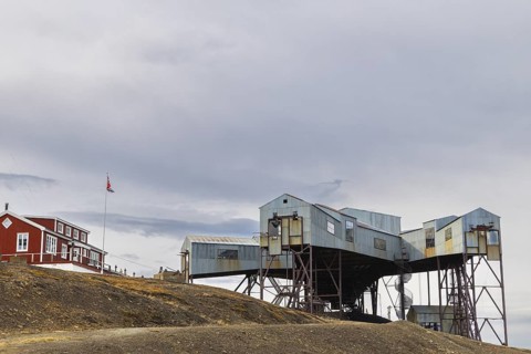 Historic coal cableway, transport cableway, coal distribution cableway, Taubanestralen,