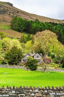 Grasmere Lake, Grasmere, Ambleside, Lake District, Westmorland, Cumbria, England, United Kingdom