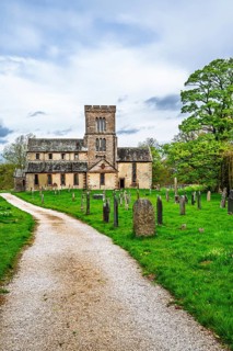 St Michael Church and Cemetery, Lowther Castle and Gardens, Lowther, Cumbria, England, United