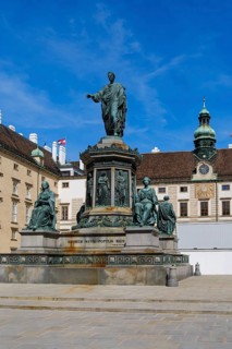 Emperor Franz Monument designed by Pompeo Marchesi in the inner courtyard of the Vienna Hofburg