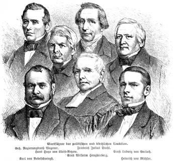 Leaders of the political and ecclesiastical reaction, Privy Councillor Wagener, Friedrich Julius