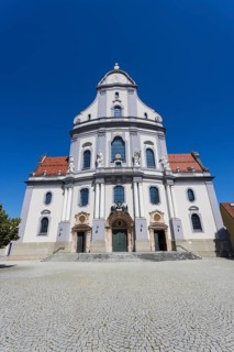 Basilica of St Anne at Bruder Konrad Platz, place of pilgrimage, Altötting, Upper Bavaria, Bavaria,