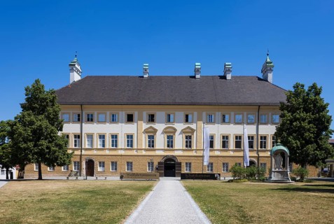 Pilgrimage museum at Kapellplatz, place of pilgrimage, Altötting, Upper Bavaria, Bavaria, Germany