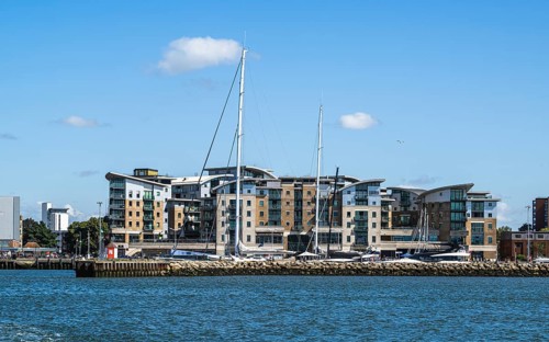 Marina in Poole, Dorset, England, United Kingdom