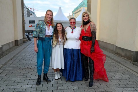 Mats Visser (Romeo), Celina dos Santos (Juliet), Steffi Irmen (Nurse) and Marcella Rockefeller,