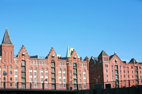 Brick Gothic, Historic building, Warehouses, Hamburg, Germany