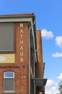 New town hall in the former Kindler corset factory, former Gotthold Kindler and Cie. corset