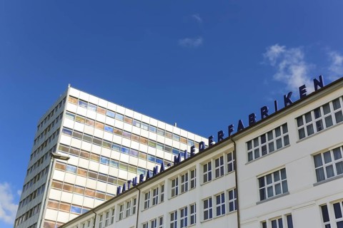 Naturana Miederfabriken, high-rise building, company building of Naturana Dölker Textilbekleidung,