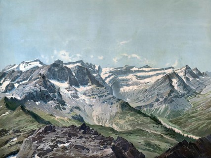 Monte Perdido, the Lost Mountain is the third highest mountain in the Pyrenees with a height of