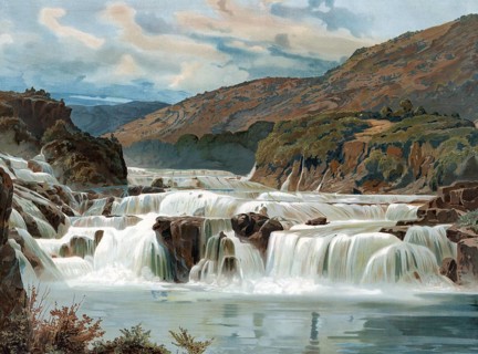 Krka waterfalls, Krka National Park is located in southern Croatia. Krka, Croatia, known for its 7